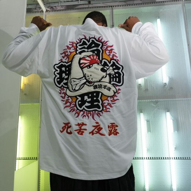 楽天GALFY公式 楽天市場店【LONELY論理×GALFY】SICKYOLO LONG SLEEVE ガルフィー ヤンキー オシャレ おしゃれ かわいい かっこいい メンズ レディース 男女兼用 ユニセックス 白 黒 ホワイト ブラック 143063