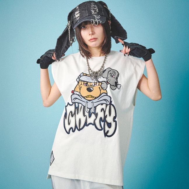 GALFY OFFICIAL 【袖を忘れしTシャツ】 ガルフィー ヤンキー オシャレ おしゃれ かわいい かっこいい メンズ レディース 男女兼用 ユニセックス...