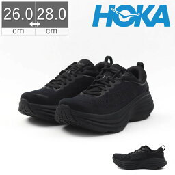 ホカオネオネ ウォーキングシューズ メンズ ホカオネオネ HOKA ONE ONE メンズ スニーカー ボンダイ 8 BONDAI 1123202 厚底 ブラック ホワイト 黒 白 グレー ランニング