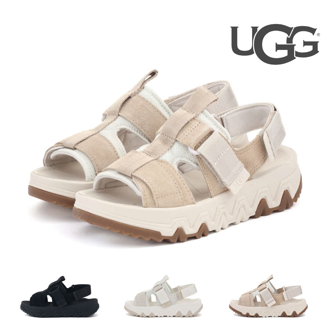 【7/25 20時〜4H限定PT10倍】 アグ UGG レディース サンダル キャップトレイル ストラップ サンダル 1167496 厚底サンダル スポーツサンダル スポサン ストラップサンダル