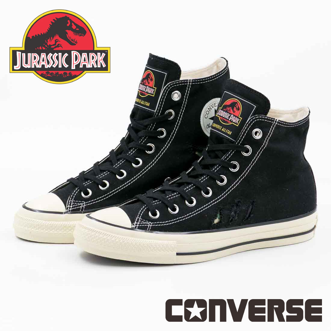 【11/15 20時〜4H限定PT10倍】【20%OFF】 コンバース CONVERSE レディース メンズ スニーカー オールスター エイジド RL HI / ジュラシック・パーク ハイカット 映画 コラボスニーカー カモフラ