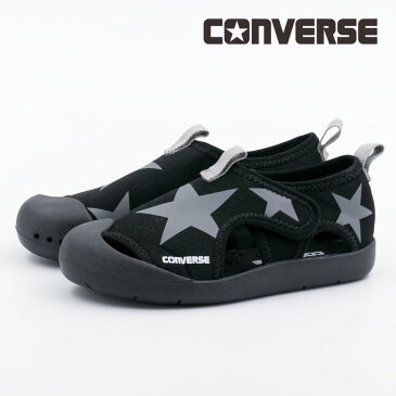 【20%OFF】キッズ ジュニア 男の子 女の子 子供 コンバース CONVERSE サンダル キッズ CVスター サンダル KID'S CV STAR SANDAL レッド オリーブ ブラック 夏 水遊び 速乾 マジックテープ 子供靴 シューズ