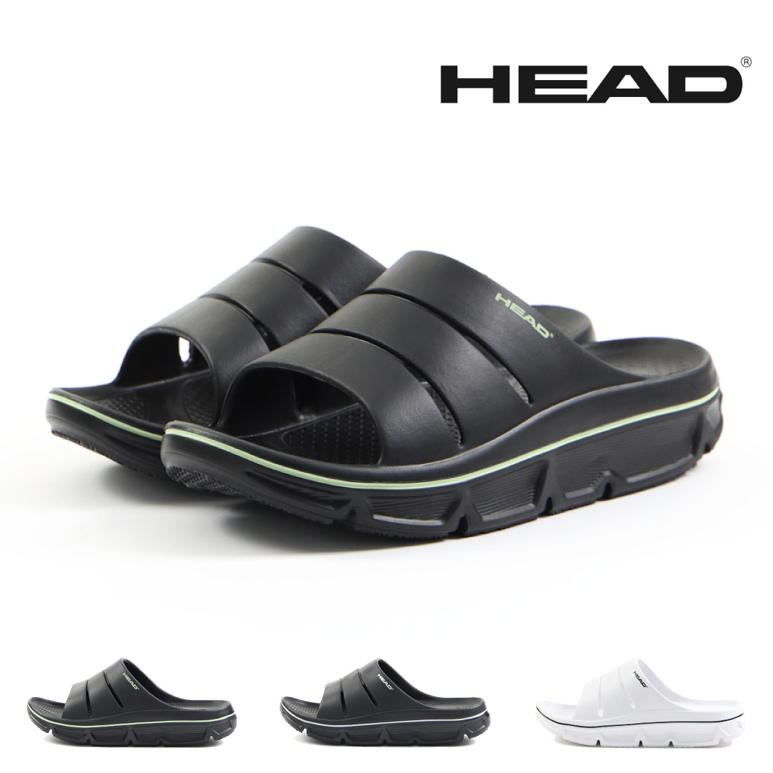 【最大1000円CP】 メンズ ヘッド HEAD サンダル リアクティベーションサンダル HDM00245 シャワーサンダル シャワサン リカバリーサンダル スポーツサンダル スライドサンダル 定番 軽量 軽い …