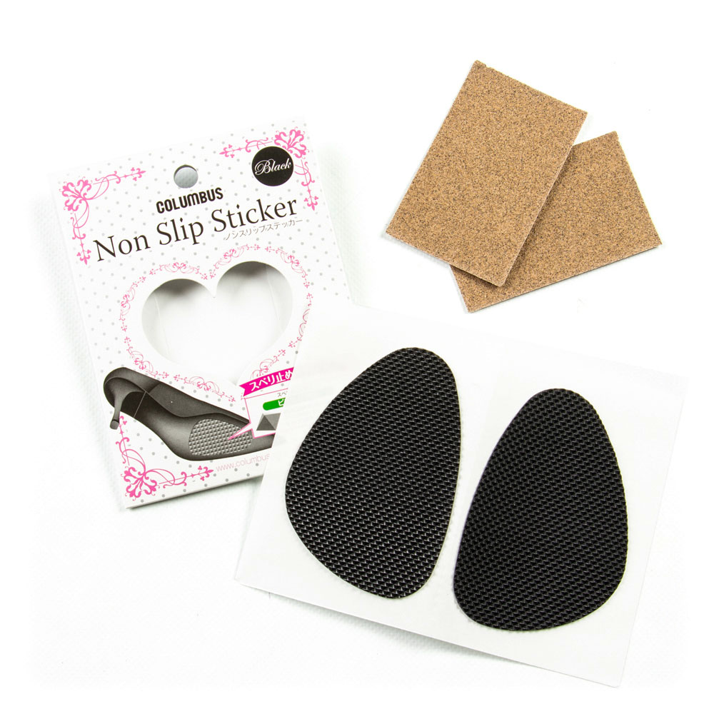 楽天FOOT PLACE滑り止め コロンブス ノンスリップステッカー Non Slip Sticker ブラック 靴底 フラットな靴底用