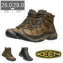 マラソン限定＼エントリーでP10倍／ メンズ キーン KEEN ブーツ Circadia Mid WP サーカディア ミッド ウォータープルーフ トレッキング ハイキング 防水 ミッドカット 1026769 1026768