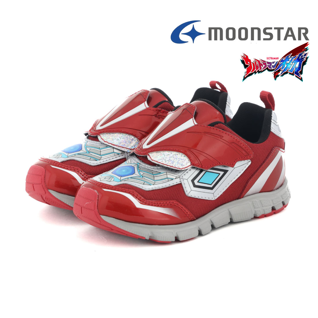 【7/20 20時〜4H限定10%CP】【10%OFF】 ムーンスター moonstar キッズ スニーカー ウルトラマン ULTRAMAN UT157 ウルトラマンオメガ マジックテープ ベルクロ 男の子 子供靴 プレゼント お祝い(4)