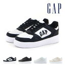 【7/20 20時〜4H限定10%CP】【10%OFF】 GAP ギャップ レディース スニーカー メンズ GPU52411 厚底 軽い 軽量 ホワイトスニーカ...
