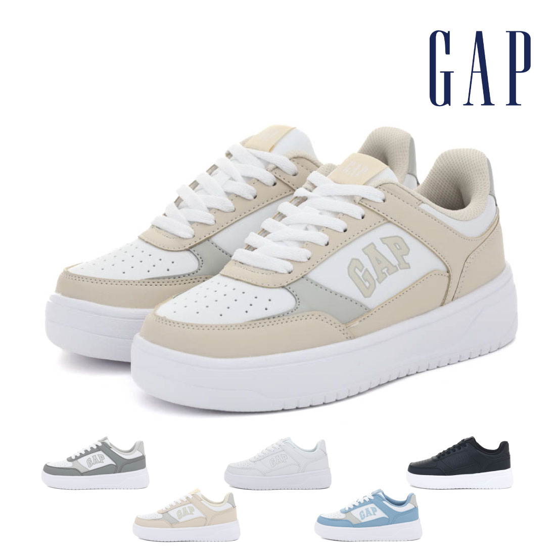 GAP スニーカー 「GAP」 厚底ローカットスニーカー レディース