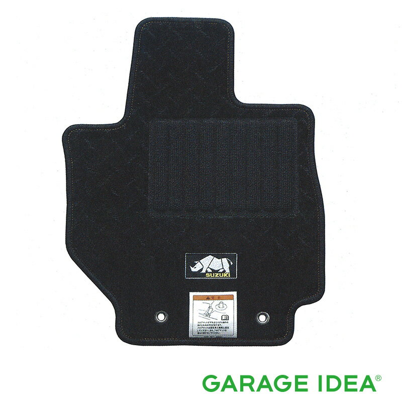 SUZUKI スズキ 純正 アクセサリー jimny ジムニーフロアマット（ジュータン）　＜ロバスト＞　AT車用【75901-77R30-WMM】 JB64W パーツ オプション