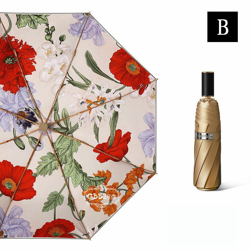 折りたたみ傘 レディース 花柄 日傘 雨傘 手動傘 晴雨兼用傘 プリント 大きい傘 折り畳み 折りたたみ傘(3つ折) オシャレ 傘袋付き 可愛い 女性用 8本骨 UVカット 紫外線対策 完全遮光 遮熱 おしゃれ かわいい きれいめ 8タイプ