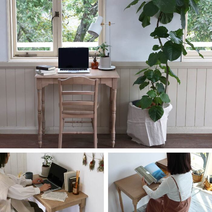 デスク 引き出し 収納 80cm コンパクト 机 シンプルデスク ワークデスク 簡易デスク パソコンデスク 書斎 PCデスク おしゃれ 省スペース 仕事机 ワー...