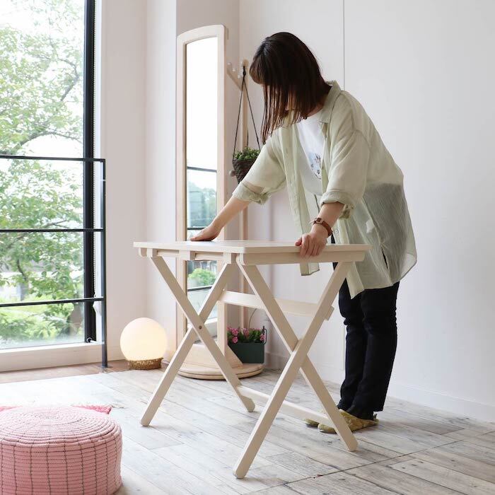 デスク チェア 一人暮らし セット 北欧 折りたたみテーブル テレワーク リモートワーク 在宅勤務 コンパクト 折り畳みテーブル 折りたたみ 勉強机 パソコンデスク キッチン 作業台 サイドテーブル 木製 完成品 折りたたみ椅子 折りたたみチェア 椅子 作業机 学習机 テーブル [3]