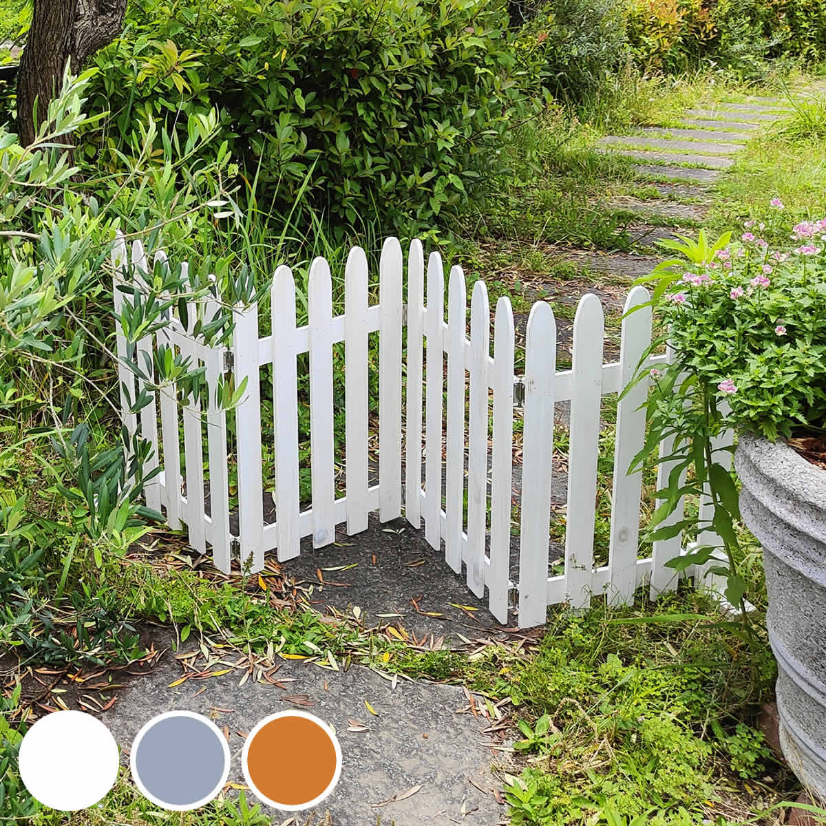 フェンス 折りたたみ 屋外 木製 おしゃれ ガーデンフェンス diy プランター 柵 庭 木 埋め込み 低め ガーデン ミニ ディスプレイ インテリア ガーデニ...