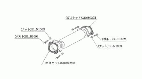 ■柿本改 触媒サイレンサー E-HGZ31 フェアレディーZ 3.0 V6 ターボ 2by2 VG30ET マフラー 排気系パーツ カキモトレーシング 激安魔王