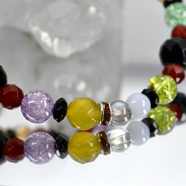 【楽天スーパーSALE 30%OFF】 デザインブレスレット PARADE カラーストーン Zm45w