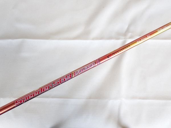 【中古】リシャフト テーラーメイド スリーブ付 Speeder 569 EVOLUTION 2 S 全長44.5インチ