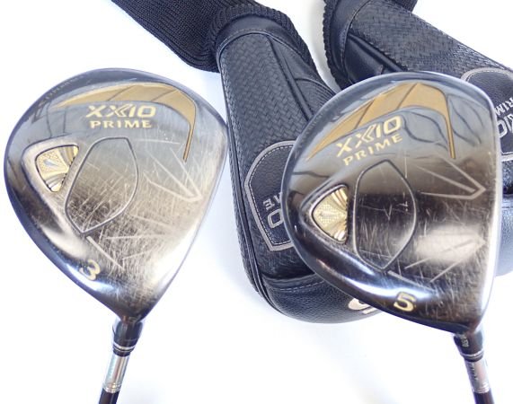 【中古】ダンロップ 2021 ゼクシオ XXIO プライム フェアウェイウッド SP1100 R 3w/5w 2本セット