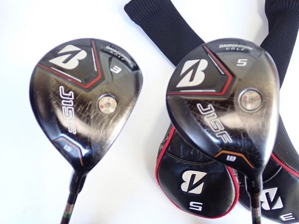 【中古】ブリヂストン J15 F フェアウェイウッド ツアーAD MJ6 S 3w/5w 2本セット