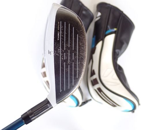 【中古】レフティー テーラーメイド SIM2 MAX フェアウェイウッド TENSEI BLUE TM50 S 日本仕様 3w/5w 2本セット