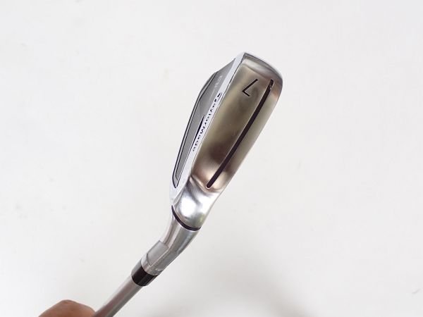 【中古】レディース テーラーメイド Qi アイアン ELDIO TM40 A 日本仕様 単品 7番