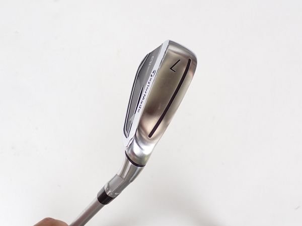 【中古】レディース テーラーメイド Qi アイアン ELDIO TM40 L 日本仕様 単品 7番