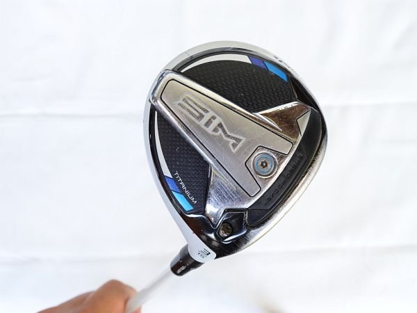 【中古】テーラーメイド SIM フェアウェイウッド Speeder 569 リシャフト 3w 15度 SR