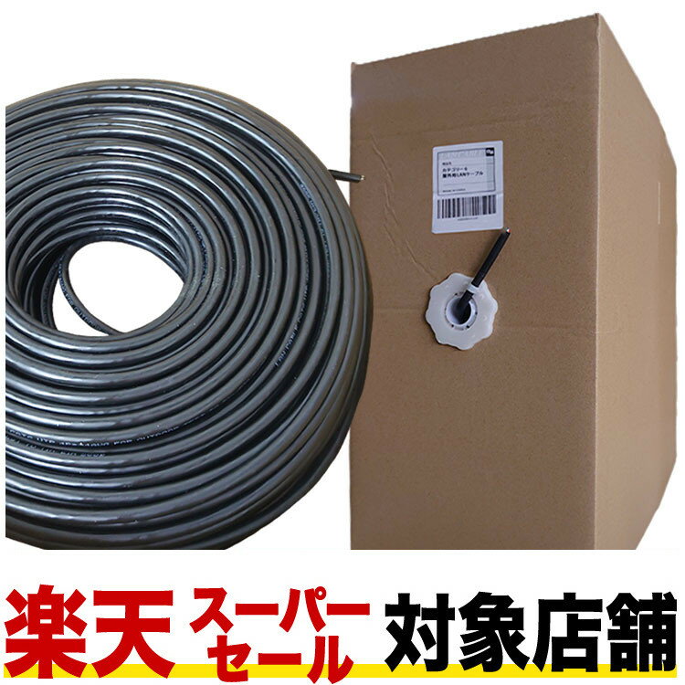 【スーパーセール対象店舗】屋外用 LANケーブル cat6 300m GSPOWER PoE対応 アウトドア 業務用 PoE給電 企業用 高耐久 難燃性 耐候性 屋外 2重被覆 雨天 カテゴリー6 製品保障 RJ-45 自作用 工事用 ソーラーパネル イーサネットケーブル