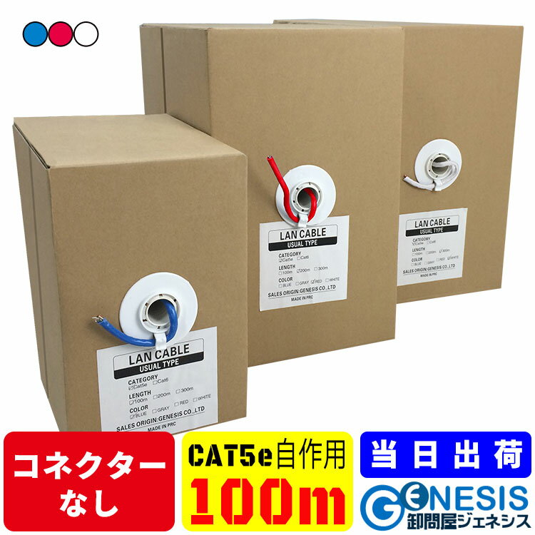 【LANケーブル cat5e 100m】GSPOWER 送料