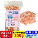 【ヒマラヤ岩塩 100g】GSPOWER 食用 クリスタル バスソルト ピンク 浄化 リラックス