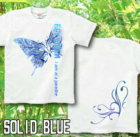 蝶|バタフライ|美麗|Tシャツ|GENJU
