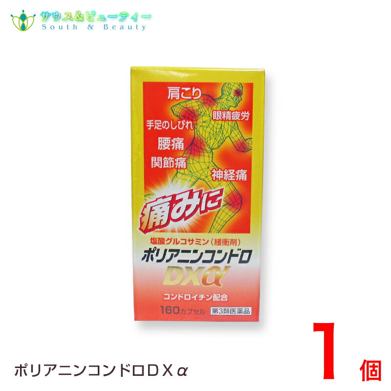 ポリアニンコンドロDXα （160カプセル）1個 ビタミン コンドロイチン 【第3類医薬品】