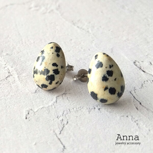 ダルメシアンジャスパーのしずくチタ...