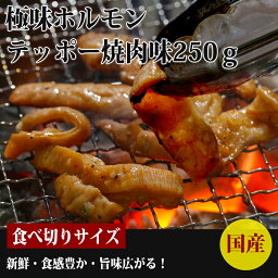 【国産】極味ホルモン テッポー焼肉味250g