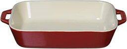 staub ストウブ 「 レクタンギュラー ディッシュ チェリー 20 16cm 」 セラミック グラタン皿 オーブン 電子レンジ対応 日本正規販売品 Dish 40508-585