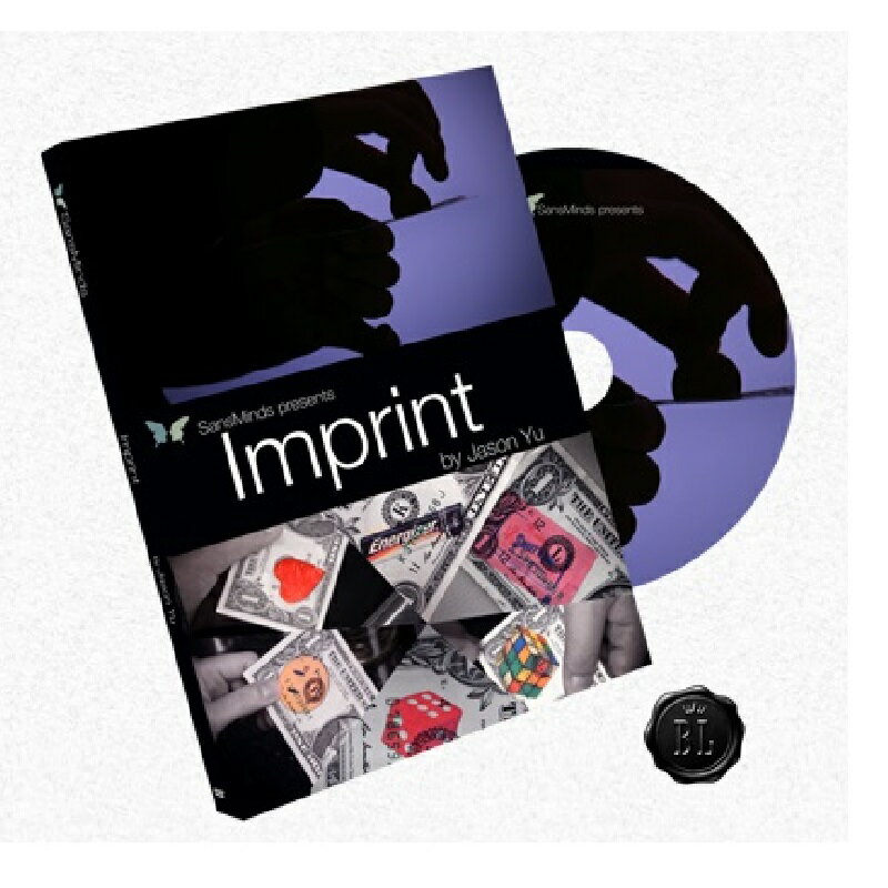 手品 マジックインプリント　Imprint 　by Jason Yu and SansMinds　（DVDとギミック付）　　　ギフト対応　あす楽 …