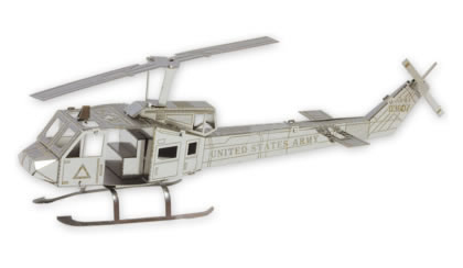 パズルテンヨー メタリック ナノパズル ヒューイ ヘリコプター ギフト対応 あす楽 おうち時間 大人かわいい雑貨