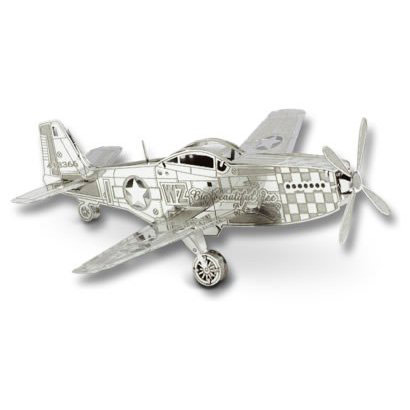 パズルテンヨー メタリック ナノパズル P-51マスタング ギフト対応 あす楽 おうち時間 大人かわいい雑貨