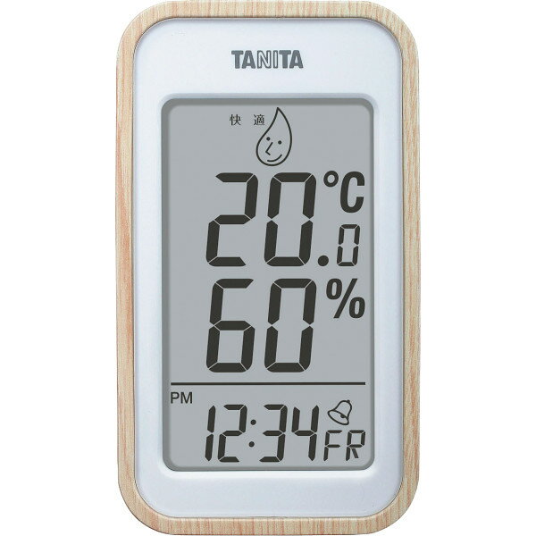 タニタ　デジタル温湿度計（ナチュラル）［TT－572－NA］