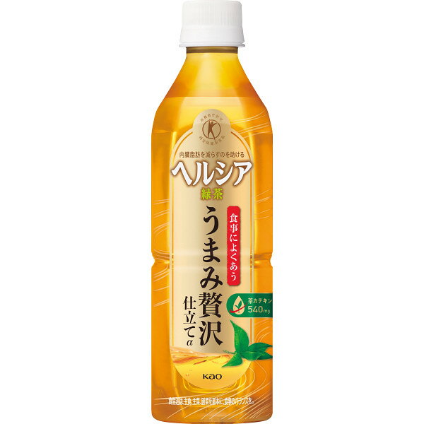 花王　ヘルシア緑茶うまみ贅沢仕立てα500ml（特定保健用食品）（48本）