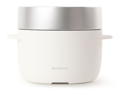 【新規契約】他社乗換なら工事実質無料！乗換無しでも1万円キャッシュバック！BALMUDA バルミューダ The Gohan K03A-WH [ホワイト] 本体 + SoftBank 光 ソフトバンク光 セット balmuda おしゃれ 蒸気炊飯器 二重釜 ふっくら おいしいご飯