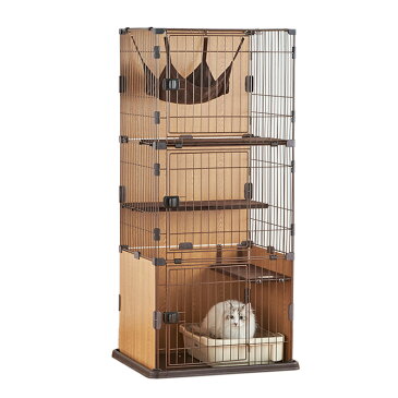 Bonbi ボンビアルコン ボンビ スリムキャットサークル3段 【メッセージカード対応】 キャットケージ キャットサークル 猫用 ハウス フェンス 3.段 ハンモック スリム