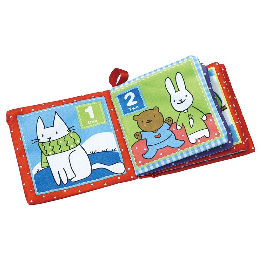 【ポイント2倍以上】カシャカシャ布絵本（数字） おすすめ 人気 使いやすい 便利 高評価 レビュー多数