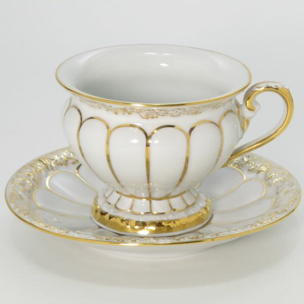 マイセン カップ&ソーサー■Xフォーム C&S 金彩 ゴールド 1客 Meissen 1