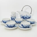 希少 マイセン セット■ブルーオーキッド 急須ティーポット 茶器セット 茶漉し 茶漉し入れ C&S 5客セット Meissen 1級品 美品