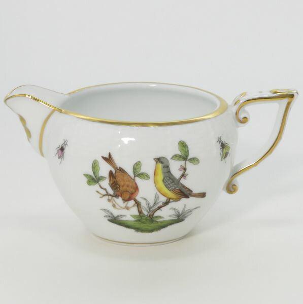 ヘレンド クリーマー■ロスチャイルドバード ミルク差し ジャグ 1個 鳥 蝶 1級品 HEREND