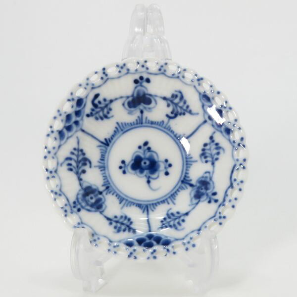 乐天商城 - ロイヤルコペンハーゲン プレート■ブルーフルーテッド フルレース バタープレート 1枚 7.5cm Royal Copenhagen 洋食器 小皿 1級品