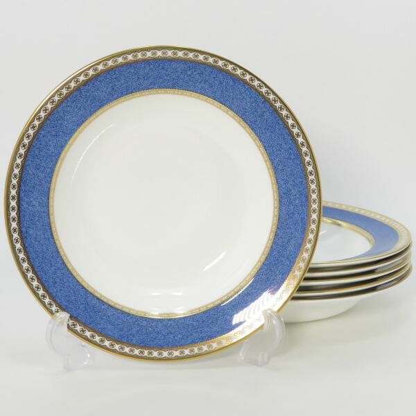 樂天商城 - ウェッジウッド プレート■ユーランダーパウダーブルー スーププレート WEDGWOOD 洋食器 6枚セット 20cm 1級品