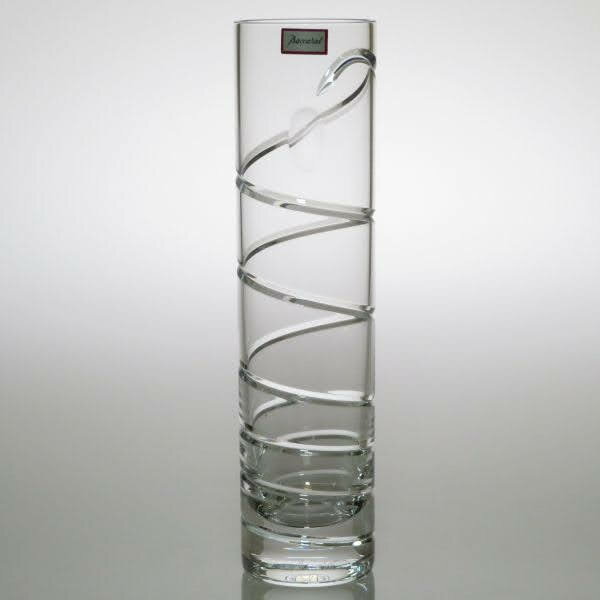バカラ 花瓶 ● オルグ スパイラル フラワー ベース ヴェース 20cm クリスタル 一輪挿し