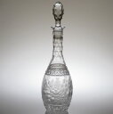 マイセンクリスタル ワイン デキャンタ ● フラワー グレイビング 草花柄 デカンタ 37.5cm マイセン Meissen