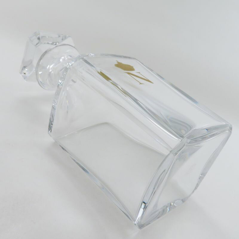 バカラ デキャンタ ● 金彩 ナポレオン ブランデー コニャック ウイスキー デカンタ...